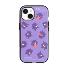 【特価商品】POKE-866B ゲンガー ケース 対応 13 / / 14 iPhone15 IIIIfit(イーフィット) ポケットモンスター グルマンディーズ