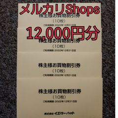 イエローハット　株主優待　４セット　12,000円分