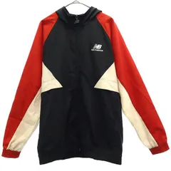 ニューバランス ワンポイント刺繍 ウインドブレーカー S new balance ジップ パーカー スポーツ メンズ 【中古】  【230124】 【PD】