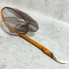 万力 大砲 (中型) 杜松 竿枕 タモ網 タモ専用レザーケース - メルカリ