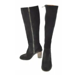 【COACH】G1357 サイドジップ スエードロングブーツ