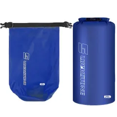 【新着商品】1個 多機能防水バッグ 屋外超軽量ドライサックのパック 収納バック キャンプ/ハイキング/旅行用 (25L ダークブルー)