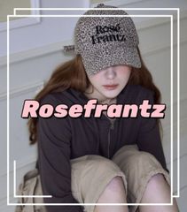 週末割引【Rosefrantz】Rose Leopard Ball Cap ☆韓国人気