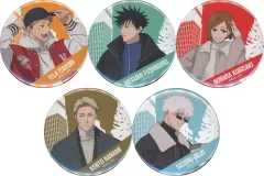 【中古】バッジ・ビンズ 全5種セット 「呪術廻戦カフェ2024 渋谷事変 缶バッジ」