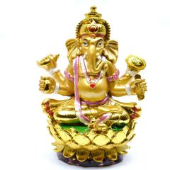 インドの神様ガネーシャの置物　カラフルバージョン44BIGサイズ!!/エスニック/アジアン雑貨