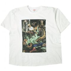 SUPREME シュプリーム 23SS アメリカ製 T-Rex Tee TレックスTシャツ XXL WHITE 半袖 Week1 MADE IN USA 恐竜 トップス bt1054