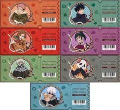 【中古】キャラカード 全7種セット チケット風カード 「呪術廻戦×よこはまコスモワールド」 グッズ購入特典 前半