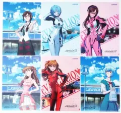 【中古】クリアファイル 全6種セット A4クリアファイル 「ヱヴァンゲリヲン新劇場版」 ローソン エヴァンゲリオンキャンペーン(2011)