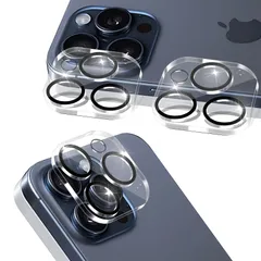 【在庫処分】対応 apple iphone15pro 対応 max カメラフィルム 【3枚セット】 いphone15プロ マックス カメラ保護 カメラレンズカバー アイフォン15 Max プロ カメラ保護カバー Pro 化ガラス 黒縁取り 15 露出オーバー