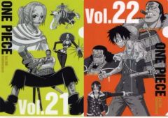[중고] 클리어 파일 vol.21 & 22 히스토리 클리어 파일 세트 (2 장 세트) [이치 반 쿠지 원피스 vol.100 Anniversary] N 상