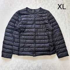 美品 UNIQLO ユニクロ ウルトラライトダウン コンパクトジャケット ブラック 黒 XLサイズ