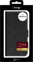 Air-J iPhoneXR専用 イタリアンレザー本革手帳型ケース 4色選べる AC-P18M-LBT