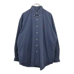 Polo by Ralph Lauren ポロ ラルフローレン BLAKE ボタンダウンシャツ ブルー(メンズ L)中古 古着 V0862
