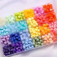 ✨ラスト✨【24色　肉球粒各20粒前後　合計480粒】シーリングスタンプ 材料 蝋燭 ハンドメイド 素材 練習 お試し 趣味 デコ  コラージュ スタンプ 封蝋 招待状 結婚式