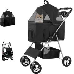ペットカート 2段 分離型 ダブルデッカー 大容量 折りたたみ式 犬用