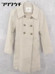 ◇ ◎ ef-de エフデ ウエストリボン付 長袖 トレンチ コート サイズ7 ベージュ系 レディース 【中古】 【1002800434527】のサムネイル