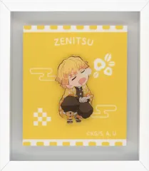 【中古】マグネット・磁石 我妻善逸 「劇場版 鬼滅の刃 無限列車編 ランダム額縁マグネット」