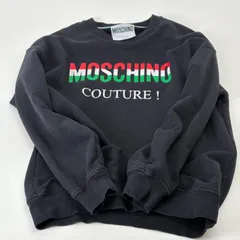 【USED】MOSCHINO モスキーノ スウェット 　　 ホログラム トレーナ USED】MOSCHINO モスキーノ スウェット ホログラム ト