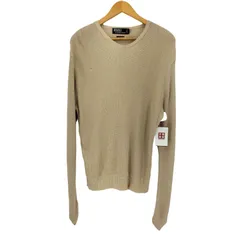 ポロバイラルフローレン Polo by RALPH LAUREN 100％ シルク Vネック ニット メンズ import：L 