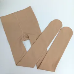 タイツ  肌色 レディース  着圧 ストッキング風 暖かい タイツ 防寒 【美尻 美脚 保温 伸縮性】  素肌感 一体式タイツ 秋冬 フリーサイズ 肌色（R-243,イ-5）