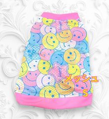 犬服☆happyスマイルメッシュタンクトップＳ