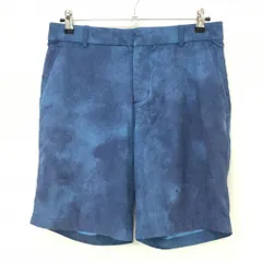 ★SALE価格★【超美品】ナイキゴルフ ハーフパンツ ブルー×ネイビー 総柄 DRY-FIT  メンズ  ゴルフウェア NIKE