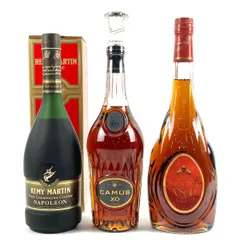 3本 カミュ レミーマルタン サマランス コニャック アルマニャック 700ml 【古酒】 ヘネシー・レミーマルタン・カミュ - バイセルブランシェ