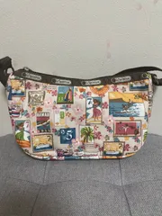 LeSportsac レスポートサック ハワイ切手柄 ミニポーチ バッグ