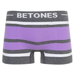 BETONES ビトーンズ BREATH WHITE L PURPLE ボクサーパンツ フリーサイズ 立体成型 おしゃれ かわいい メンズ 新品