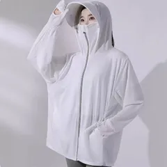 HYNH-GE -100】１０００円OFF【期間限定：2,190円→1199円！】紫外線遮蔽率99％のUVカットパーカー  ／ 冷感 -7℃ 　袖 遮光 コーディング  通気口 指穴  サンバイザー 日焼け防止 服吸湿 通気 ユニセックス 紫外線対策 夏 即納