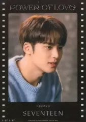 【中古】キャラカード ミンギュ 映画化記念特製クリアカード 「SEVENTEEN POWER OF LOVE ： THE MOVIE」 前売券特典