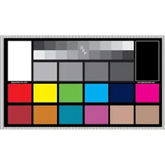 DGK Color Tools Digital Kolor Pro 16:9 大きなカラーキャリブレーションとビデオチップチャート 2パック 1のサムネイル
