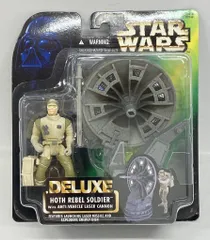 ハズブロージャパン DELUXE HOTH REBEL SOLDIERwithANTIVEHICLELASERCANNON 3.5インチ