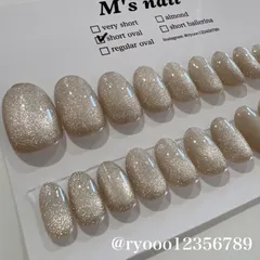 完成品/翌日発送可能/ネコポス可能/即決可能/ネイルチップ22枚入り/全サイズ入り/