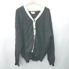 ◇ ⊇ CIAOPANIC TYPY 長袖 ニットカーディガン サイズL ブラック ホワイト レディース E  【1409100065404】