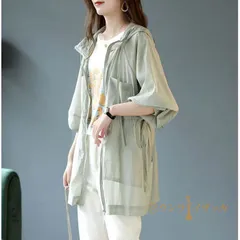 パーカー レディース 薄フード 付きラッシュガード 長袖 シャツ ロング丈 無地 ハイネックコーディネート 夏 uvカット ビーチ 冷房対策 可愛い 通勤 通学hualuo01