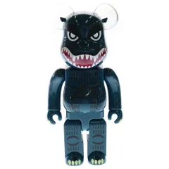 MEDICOM TOY (メディコムトイ) BE@RBRICK ×ゴジラ 60周年記念 400% ベアブリック 人形 フィギュア ネイビーのサムネイル