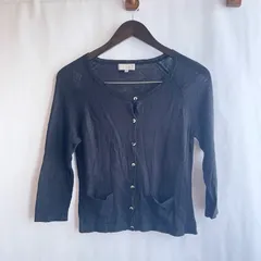 【未使用級✨️】マーガレットハウエル カーディガン リネン100 ネイビー Ⅱ MARGARET HOWELL - 美品 MARGARET HOWELL マーガレットハウエル