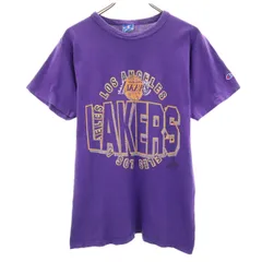 Champion チャンピオン 90s USA製 オールド 青タグ 半袖 Tシャツ M パープル メンズ 古着