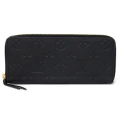 LOUIS VUITTON ルイ・ヴィトン ポルトフォイユ クレマンス LVロゴ フラワー ブラック ラウンドファスナー ロングジップウォレット ロングウォレット モノグラム アンプラント ノワール 長財布 M60171