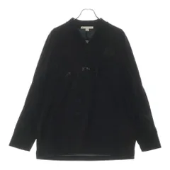 Y-3 (ワイスリー) U LOGO LS TEE HM5038 メッシュ ラバーロゴ Vネック 長袖Tシャツ カットソー ブラック