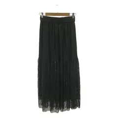 【新品】  SACRA / サクラ | CHANTILLY LACE SKIRT レーススカート | 38 | ブラック | レディース