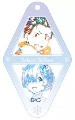 [중고] 키홀더 마스코트(캐릭터) 스바루&렘 [Re:제로부터 시작하는 이세계 생활 Memory Snow 트레이딩 Ani-Art 아크릴 키홀더]