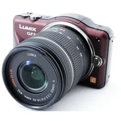 パナソニック ミラーレス Panasonic LUMIX DMC-GF3 レンズキット センシュアルブラウン 中古 新品SDカード ＆予備バッテリー付き 届いてすぐに使える