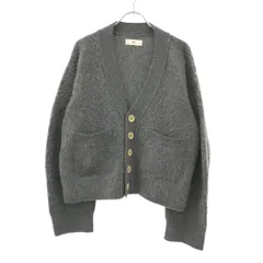 unfil アンフィル キャメルクロップドカーディガン OEFL-UW141 グレー 1