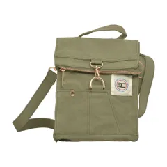 エドハンプ 江戸帆布 バッグ 2WAY ミニ ショルダーバッグ 斜めがけバッグ 粋簾 EH-004 KHAKI 爽葉 そうよう カーキグリーン