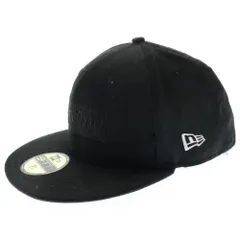 SUPREME (シュプリーム) 14AW ×New Era Tonal Box Logo Cap ニューエラ ボックスロゴ ベースボールキャップ 帽子 ブラック
