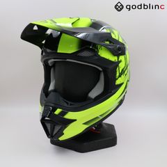 ZEALOT　マッドジャンパー2　CARBON HYBRID GRAPHIC YELLOW　Sサイズ　MJC0014　オフロードヘルメット