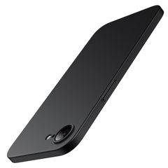 【特価商品】クリア PPハードミニマリストカバー 軽量 カメラレンズ全面保護 ケース 6.1インチ2025用 (ブラック) 16e iPhone 薄型 JETech