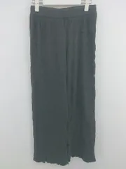 ◇ AMERICAN HOLIC アメリカン ホリック ニット ワイド パンツ サイズ M チャコールグレー レディース E  【1304050003578】